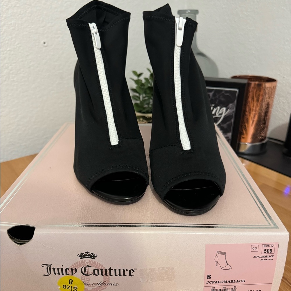 Juicy couture high heel booties